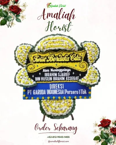 Papan Bunga Duka di Jekan Raya Palangkaraya
